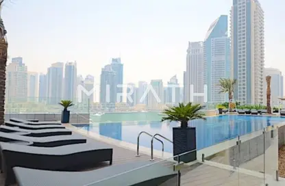 Apartment - 3 Bedrooms - 4 Bathrooms for sale in Damac Heights - Dubai Marina - Dubai