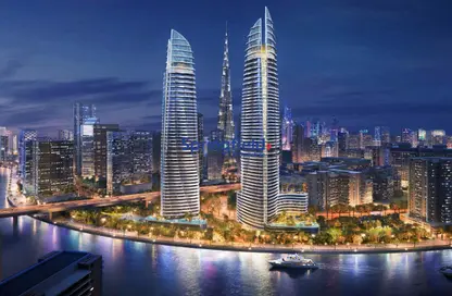 شقة - 2 غرف نوم - 3 حمامات للبيع في مرتفعات القناة - الخليج التجاري - دبي