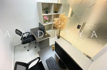 Office Space - Studio - 1 Bathroom for rent in Horizone Building - Port Saeed - Deira - Dubai