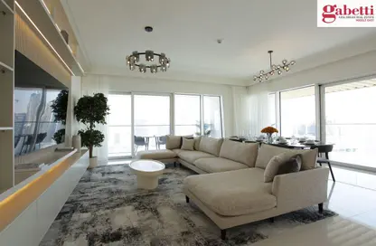 Apartment - 3 Bedrooms - 4 Bathrooms for sale in Grand Bleu Tower 1 - EMAAR Beachfront - Dubai Harbour - Dubai