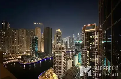 شقة - 1 حمام للايجار في جي دبليو ماريوت هوتيل مارينا - دبي مارينا - دبي