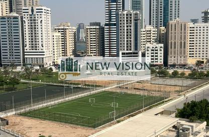Apartment - 2 - 2 for rent in Safia Tower - Al Majaz 3 - Al Majaz - Sharjah