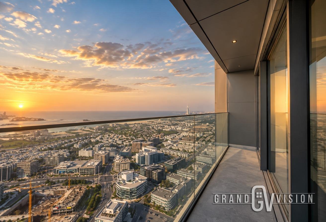 Luxury Living |High Floor|Burj Al Arab & Palm view photo 11