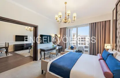 النزل و الشقق الفندقية - غرفة نوم - 2 حمامات للايجار في ديوكس ذا بالم - نخلة جميرا - دبي