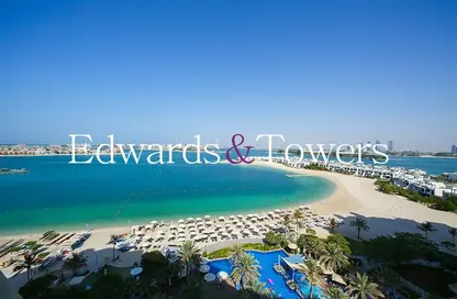 Apartment - 3 Bedrooms - 3 Bathrooms for rent in Al Nabat - Shoreline Apartments - Palm Jumeirah - Dubai