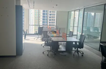 Office Space - Studio - 1 Bathroom for rent in Marina Plaza - Dubai Marina - Dubai