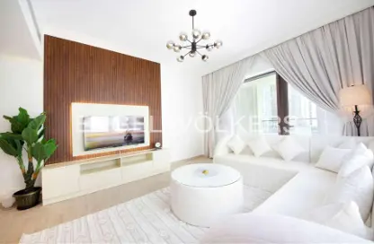 شقة - 2 غرف نوم - 2 حمامات للايجار في مبنى النسيم 3 - بريث - جريك بيتش - مرسى خور دبي - دبي