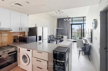 Apartment - 1 - 2 for rent in The V Tower - Dubai Land Residence Complex - Dubai