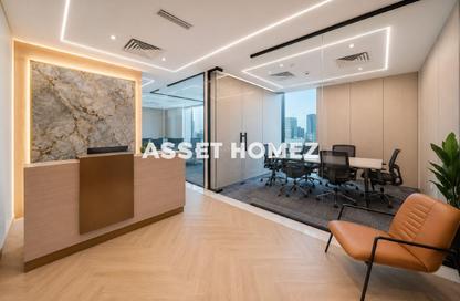 Office Space - Studio - 1 Bathroom for rent in The Prism - Business Bay - Dubai