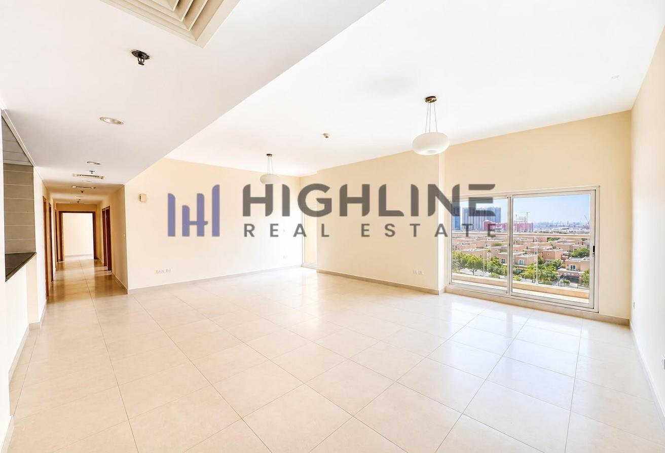 Spacious 3BR + Maid + Laundry | High Floor | Stunning Villa View