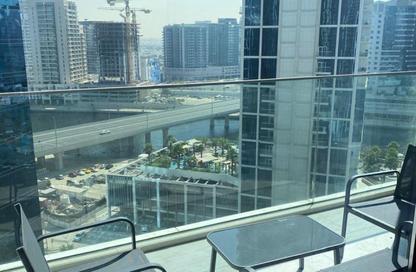 شقة - 1 حمام للايجار في ماركيز سكوير تاور - الخليج التجاري - دبي