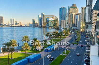 Office Space - Studio - 2 for rent in Blue Tower - Al Majaz 3 - Al Majaz - Sharjah