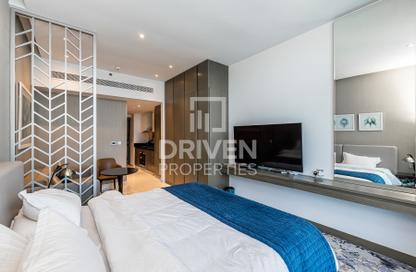 Apartment - Studio - 1 for rent in Damac Maison Prive A - Damac Maison Prive - Business Bay - Dubai