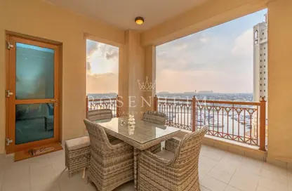 Apartment - 2 Bedrooms - 3 Bathrooms for rent in Marina Residences 1 - Marina Residences - Palm Jumeirah - Dubai