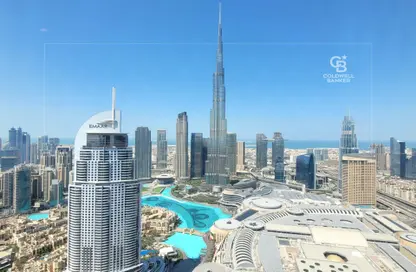 شقة - 4 غرف نوم - 6 حمامات للايجار في العنوان رزيدنس فاونتن فيوز  2 - العنوان رزيدنس فاونتن فيوز - وسط مدينة دبي - دبي