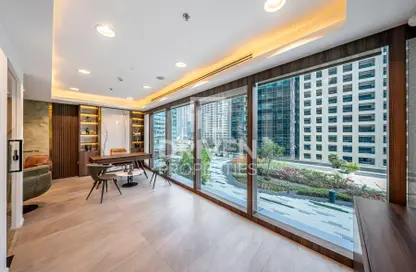 Office Space - Studio - 1 Bathroom for rent in The Binary Tower - Business Bay - Dubai