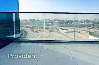 Apartment - Studio - 1 Bathroom for rent in Blue Waves Tower - Dubai Land Residence Complex - Dubai Land - Dubai