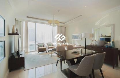 Apartment - 1 - 1 for rent in The Address Residence Fountain Views 2 - The Address Residence Fountain Views - Downtown Dubai - Dubai