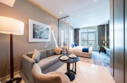 Apartment - Studio - 1 Bathroom for rent in Damac Maison Prive A - Damac Maison Prive - Business Bay - Dubai
