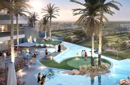 Apartment - 1 Bedroom - 1 Bathroom for sale in Golf Greens 1 Tower A - Golf Greens 1 - Golf Greens - DAMAC Hills - Dubai