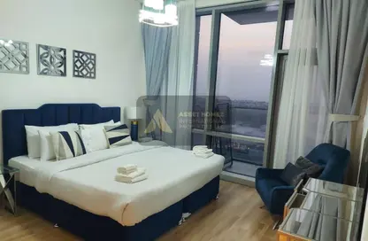 شقة - غرفة نوم - 2 حمامات للايجار في آمنة - مدينة الحبتور - الخليج التجاري - دبي