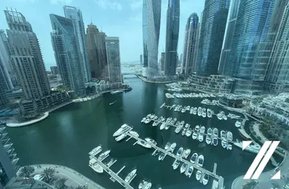 Apartment - 3 Bedrooms - 3 Bathrooms for rent in Marina Royale tower - Dubai Marina - Dubai