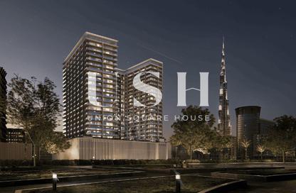 Apartment - 3 - 3 for sale in Binghatti Ghost - Dubai Healthcare City 2 - Al Jaddaf - Dubai Apartment - 3 - 3 for sale in Binghatti Ghost - Dubai Healthcare City 2 - Al Jaddaf - Dubai