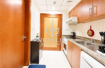 Apartment - Studio - 1 Bathroom for rent in Al Dhafra 4 - Al Dhafra - Greens - Dubai