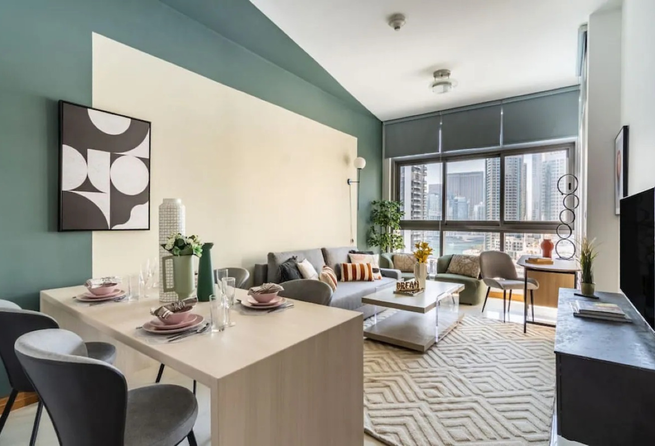 Iris Blue 803 Strikingly beautiful 1 BR in IRIS