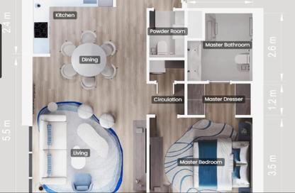 Apartment - 1 Bedroom - 2 Bathrooms for sale in Nikki Beach Residences - Al Marjan Island - Ras Al Khaimah