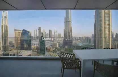 شقة - 3 غرف نوم - 4 حمامات للايجار في فندق العنوان- سكاي فيو 2 - أبراج العنوان سكاي فيو - وسط مدينة دبي - دبي