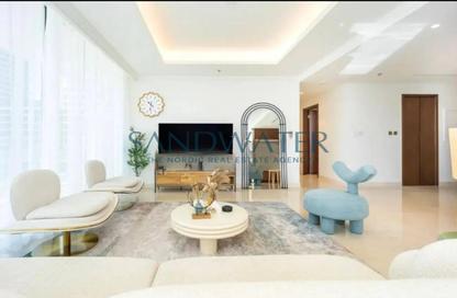 Apartment - 3 Bedrooms - 3 Bathrooms for rent in Palace Beach Residence Tower 1 - Palace Beach Residence - Emaar Beachfront - Dubai Harbour - Dubai