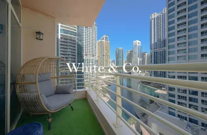 شقة - غرفة نوم - 2 حمامات للايجار في برج أيكون 1 - (JLT) مجمع M - أبراج بحيرات الجميرا - دبي