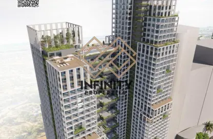 شقة - 2 غرف نوم - 3 حمامات للبيع في برج موجان - طريق كورنيش عجمان - عجمان