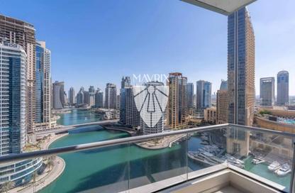 Apartment - 1 Bedroom - 2 Bathrooms for rent in Bay Central Tower Central - Bay Central - Dubai Marina - Dubai