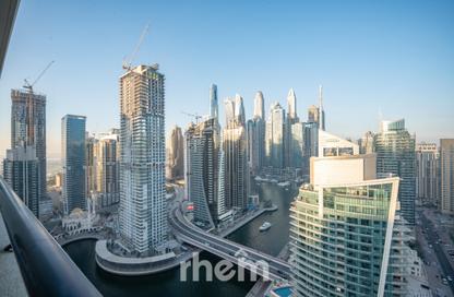 Apartment - 2 Bedrooms - 3 Bathrooms for rent in Time Place Tower - Dubai Marina - Dubai