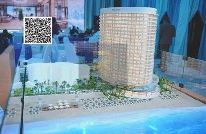 شقة - غرفة نوم - 2 حمامات للبيع في طريق كورنيش عجمان - عجمان