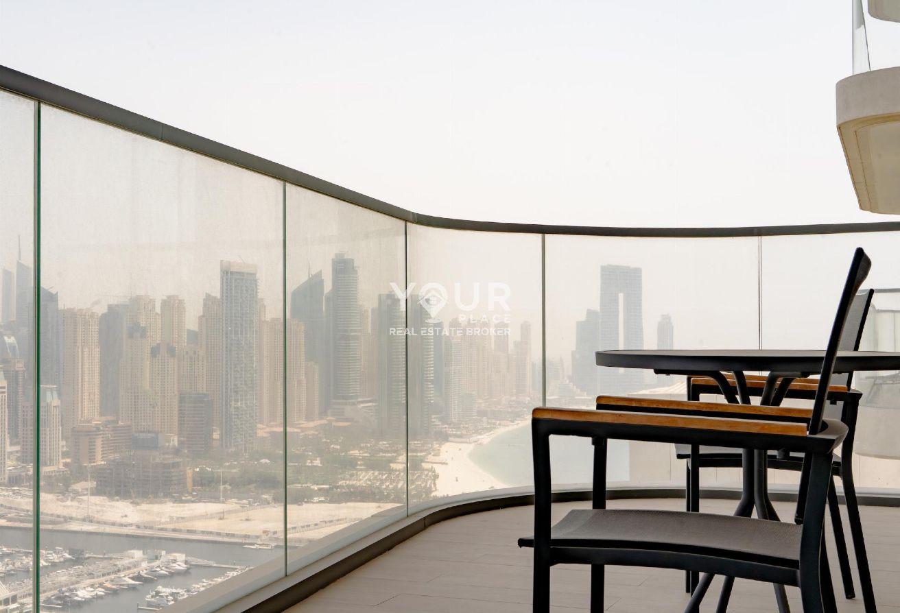 High Floor | Furnished | Marina & Sea View photo 25
