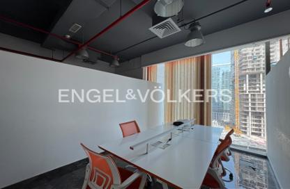 Office Space - Studio - 1 Bathroom for rent in The Prism - Business Bay - Dubai