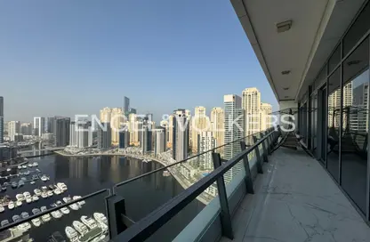 Apartment - 3 Bedrooms - 4 Bathrooms for sale in Silverene Tower A - Silverene - Dubai Marina - Dubai