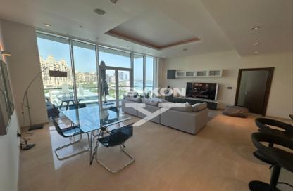 Apartment - 2 - 3 for rent in Oceana Southern - Oceana - Palm Jumeirah - Dubai