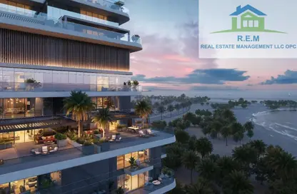 النزل و الشقق الفندقية - غرفة نوم - 2 حمامات للبيع في نسيم البحر ريزيدنسز - جزيرة المرجان - رأس الخيمة