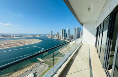 Apartment - 3 Bedrooms - 5 Bathrooms for rent in Al Khan Corniche - Al Khan - Sharjah