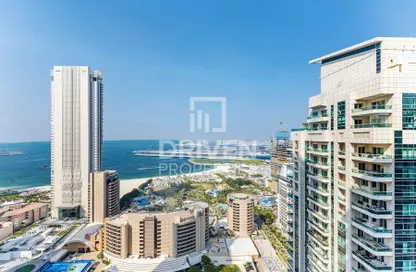 Apartment - 1 Bedroom - 2 Bathrooms for rent in Al Dar tower - Dubai Marina - Dubai