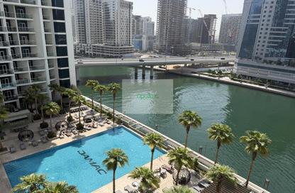 Apartment - Studio - 1 for rent in Damac Maison Prive B - Damac Maison Prive - Business Bay - Dubai