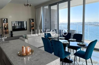 Apartment - 3 Bedrooms - 3 Bathrooms for rent in Beach Isle Tower 2 - Beach Isle - EMAAR Beachfront - Dubai Harbour - Dubai