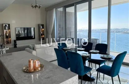 Apartment - 3 Bedrooms - 3 Bathrooms for rent in Beach Isle Tower 2 - Beach Isle - EMAAR Beachfront - Dubai Harbour - Dubai