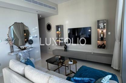 Apartment - 3 Bedrooms - 3 Bathrooms for rent in Beach Isle Tower 2 - Beach Isle - EMAAR Beachfront - Dubai Harbour - Dubai