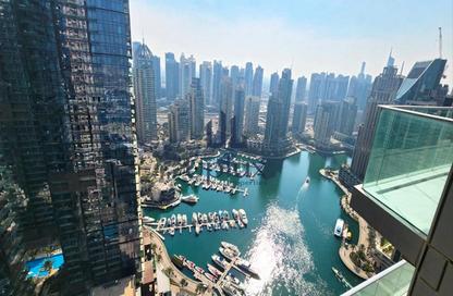 Apartment - 3 - 3 for rent in Damac Heights - Dubai Marina - Dubai