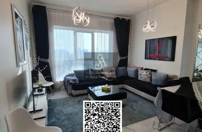 شقة - غرفة نوم - 2 حمامات للايجار في برج الواحة - الراشدية 1 - الراشدية - عجمان شقة - غرفة نوم - 2 حمامات للايجار في برج الواحة - الراشدية 1 - الراشدية - عجمان